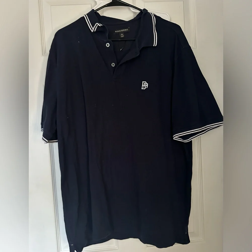 Men’s XL banana republic polo - navy